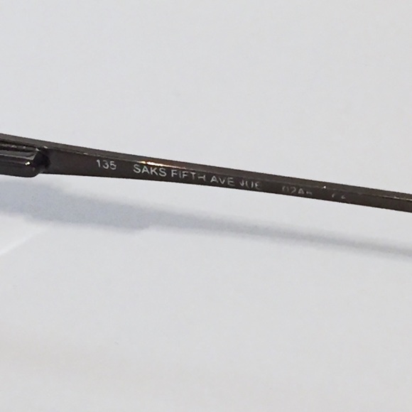 Saks Fifth Avenue 231 half rim eyeglass frames - Picture 4 of 6